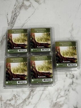 Fusion ENCHANTED WOODS 2.5oz Scented Wax Melts Lot of 5 NEW